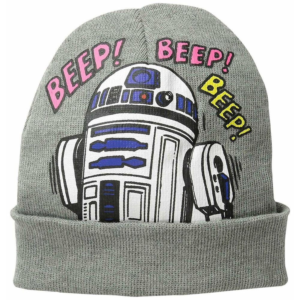 Star Wars Women's R2-D2 Cuffed Beanie - Heather Grey